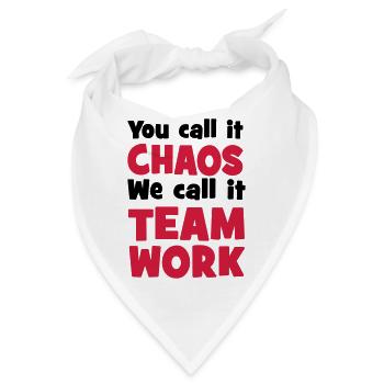 Teamwork - Bandana - Weiß - Vorne