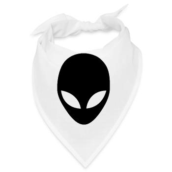 Alien - Bandana - Weiß - Vorne