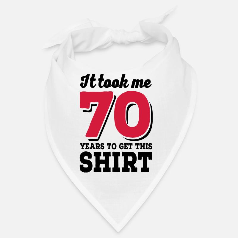 70th birthday Bandana