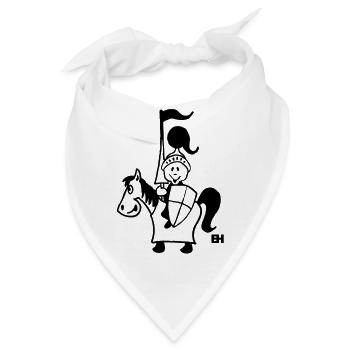 Ritter - Bandana - Weiß - Vorne