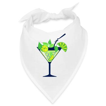 morito Glas mojito cocktail alcohol aperitif 2202 - Bandana - Weiß - Vorne