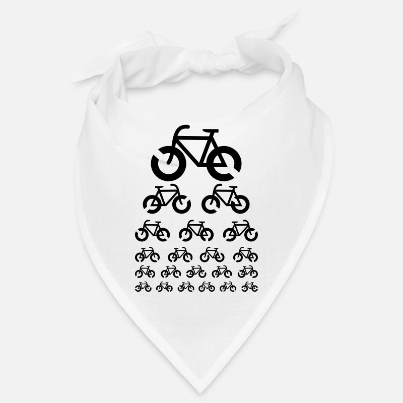 Fahrrad Sehtest Optik - Bandana - Weiß