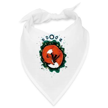 Gute-Nacht-Fuchs - Bandana - Weiß - Vorne
