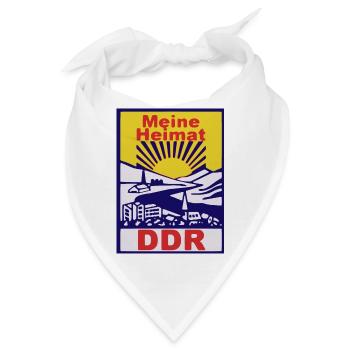 DDR - Meine Heimat - Bandana - Weiß - Vorne