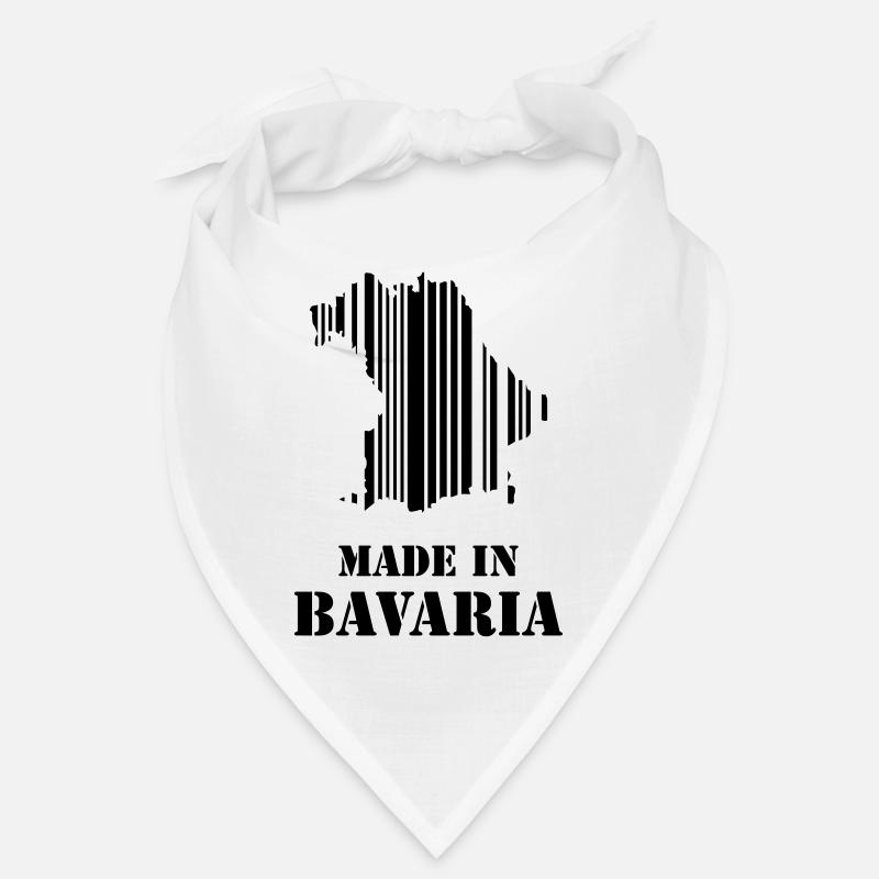 Idée cadeau de carte à code-barres made in Bavaria Bandana