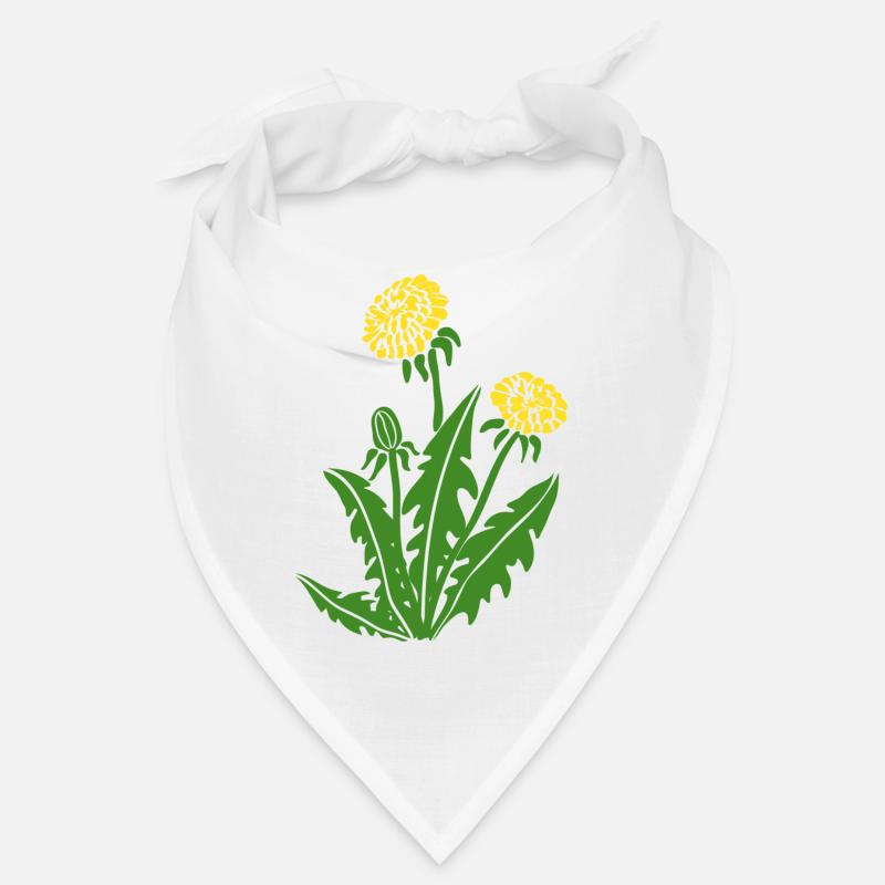 dandelion hawkbit blowball clock flower Bandana