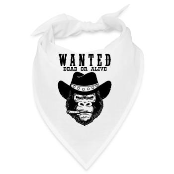 Wanted - Bandana - Weiß - Vorne