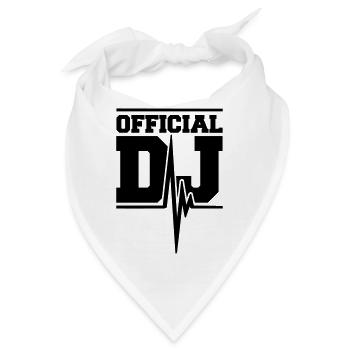 Official DJ Music Pulse - Bandana - Weiß - Vorne