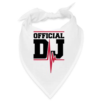 Official DJ Music Pulse - Bandana - Weiß - Vorne