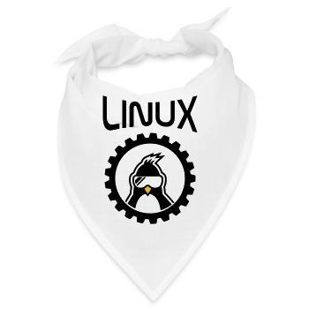 linux wheel - Bandana - Weiß - Vorne