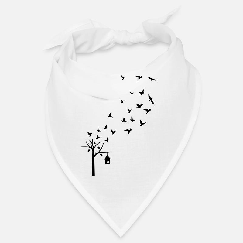 Tree & Bird's cage Bandana