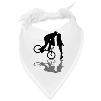 Kuss - Bandana - Weiß - Vorne