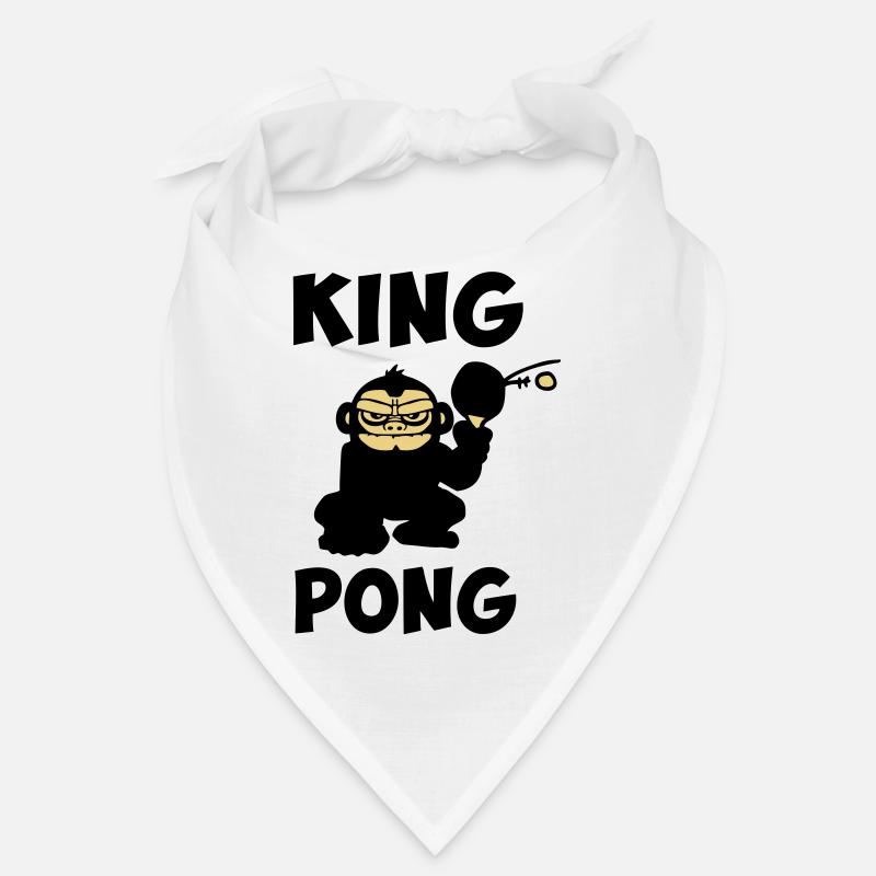 king ping pong, table tennis funny humor Bandana