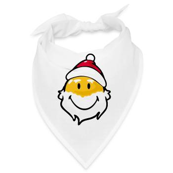 Santa Claus - Bandana - Weiß - Vorne