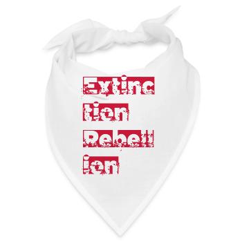 extinction rot - Bandana - Weiß - Vorne