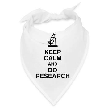 Forscher / Forschung / Arbeit / Job - Bandana - Weiß - Vorne
