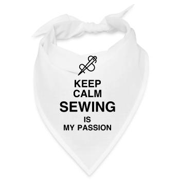 Nähen / Schneider / Couture / Fashion - Bandana - Weiß - Vorne