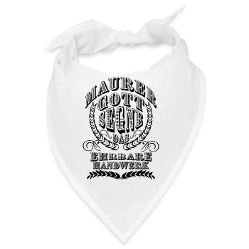 Maurer - Bandana - Weiß - Vorne