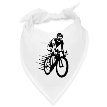 radsport - Bandana - Weiß - Vorne