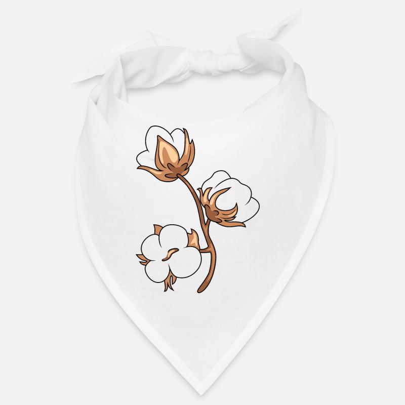 Blühende Baumwolle Bandana