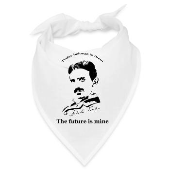 Nikola Tesla Tomorrow - Bandana - Weiß - Vorne