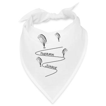 Gleitschirm Thermik Junkie - Bandana - Weiß - Vorne
