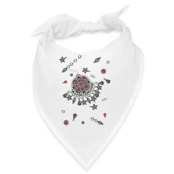 Kabyle Afzim Schmuck - Bandana - Weiß - Vorne