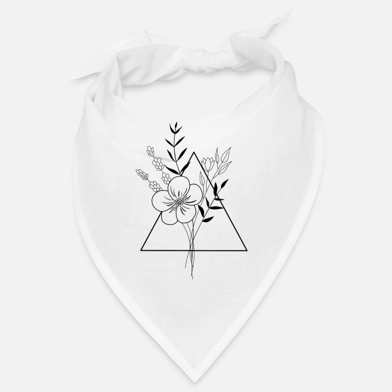 Flower Triangle Bandana