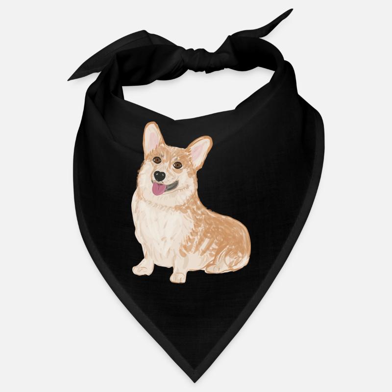 Corgi assis Bandana