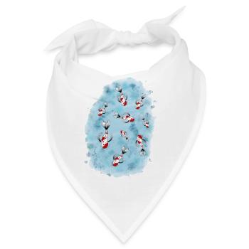Koi Karpfen Teich Japan - Bandana - Weiß - Vorne