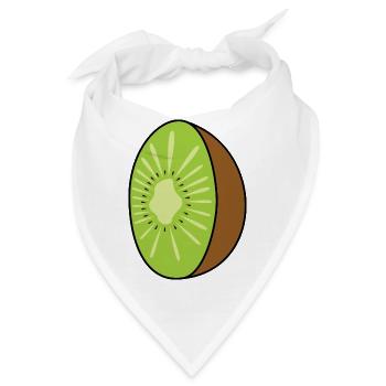 Kiwi - Bandana - Weiß - Vorne