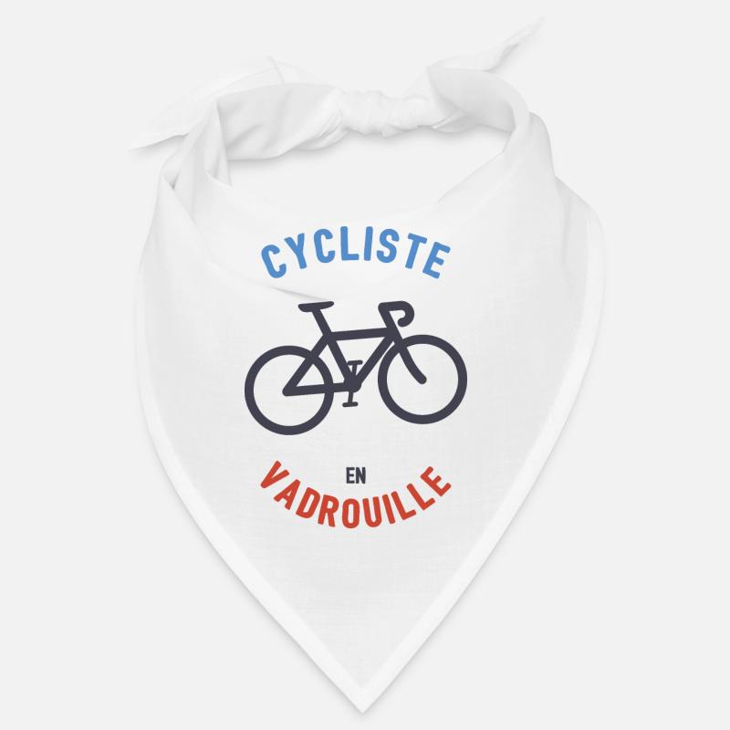 Radfahrer im Mopp Bandana