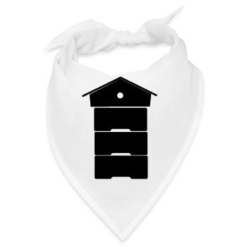 Imker - Bandana - Weiß - Vorne