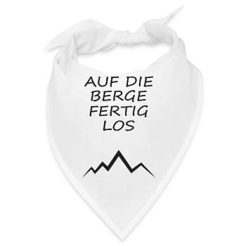 bergwandern auf die berge alpin trekking - Bandana - Weiß - Vorne