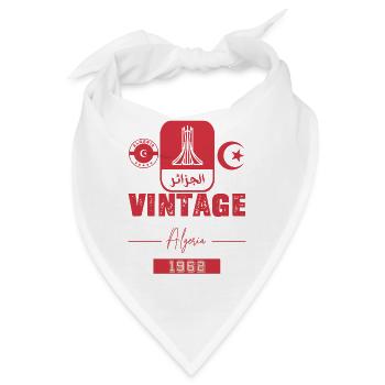 Jahrgang Algerien 1962 - Bandana - Weiß - Vorne