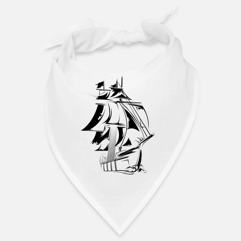 Old Ship Sailboat Icon Icon Graphic Logo Bandana
