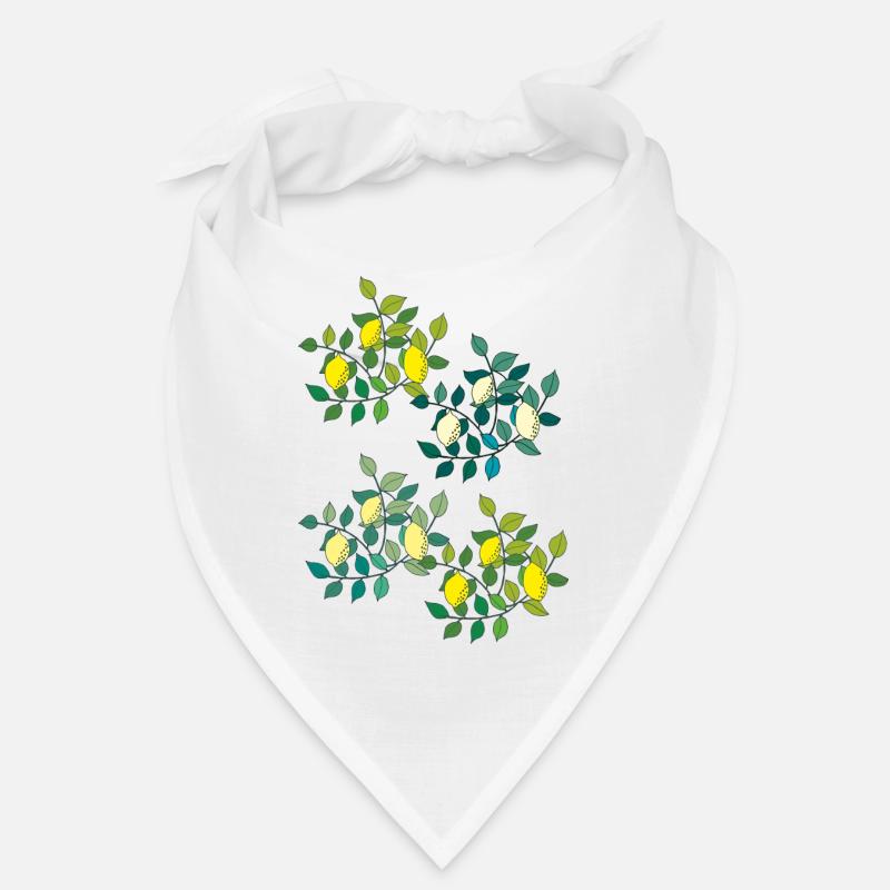 zitronen 4fach Bandana