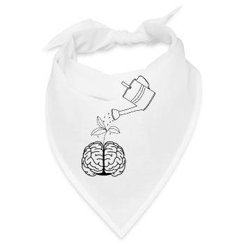 Wachsende Gedanken - Bandana - Weiß - Vorne