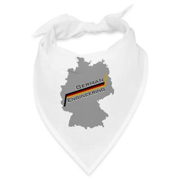 German Engineering - Bandana - Weiß - Vorne