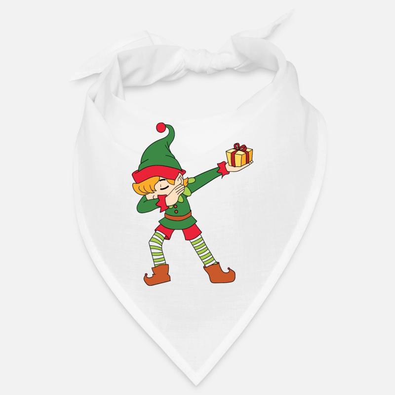 Dabbing Elf avec cadeau Bandana