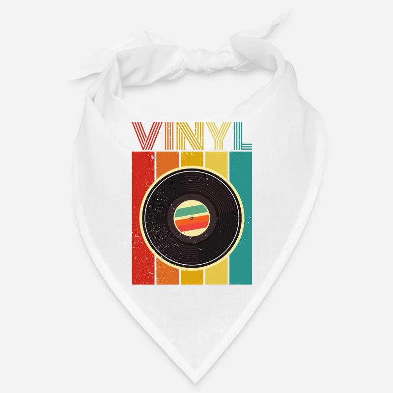 Conception de composition colorée en vinyle rétro Bandana