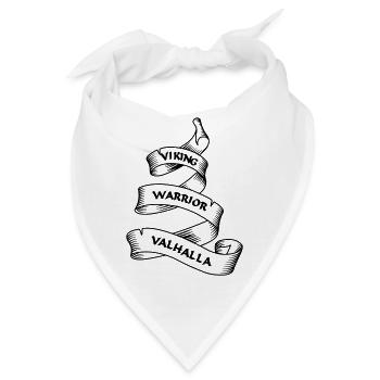 Wikinger Wimpel oder Banner transparent - Bandana - Weiß - Vorne