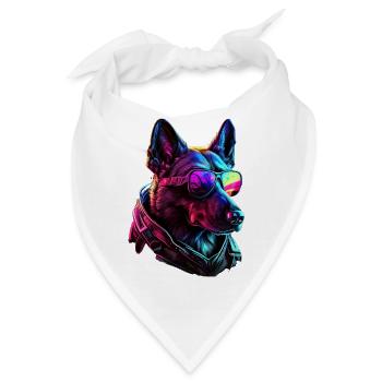 Belgian Malinois Dogs Belgian Malinoiss - Bandana - Weiß - Vorne