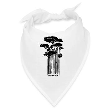 Danger 4 Nature logo Black - Bandana - Weiß - Vorne