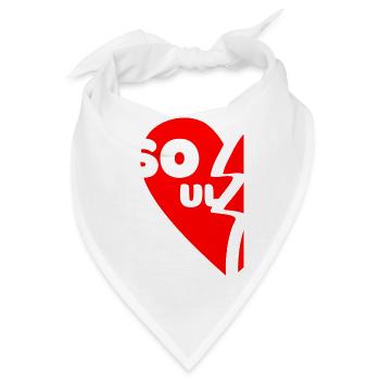 Soul Mate - Bandana - Weiß - Vorne