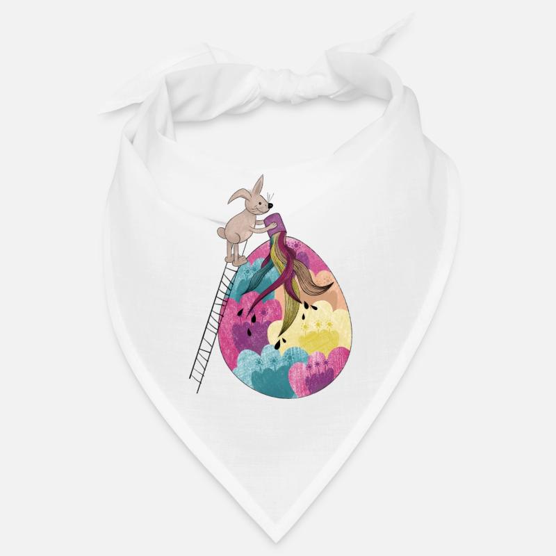 Easter & Easter Egg Colorful Illustration Bandana
