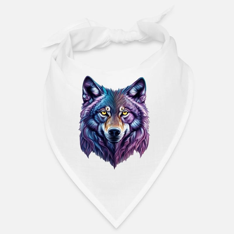wolf splash Bandana