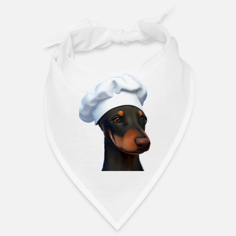 Dobermann Gastronom Dobermannwelpe Hund Köche Bandana