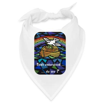 Noahs Regenbogen - Bandana - Weiß - Vorne