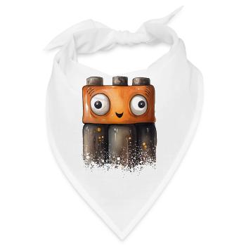 Crazy Battery - Bandana - Weiß - Vorne